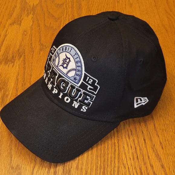 Detroit Tigers MLB 2012 League Champions med-lrg Men's hat New Era Authentic cap - Picture 5 of 9